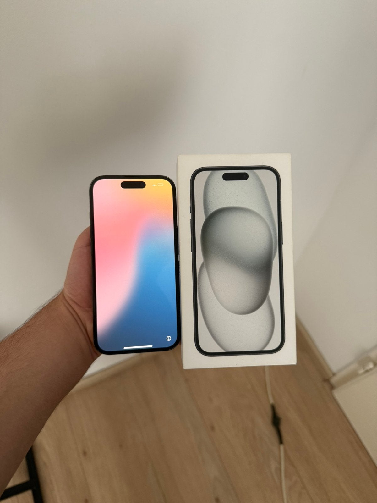 iPhone 15 - 89% batterijpercentage met doos, 128 GB, IPhone 15, Zwart, Ophalen of Verzenden
