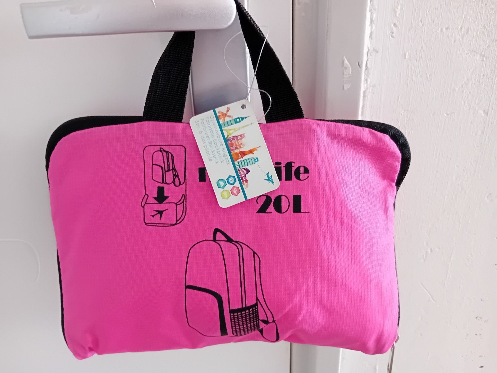 Opvouwbare Rugzak/Wandelrugzak/Rugtas Voor Reizen 20 Liter., Ophalen, Nieuw