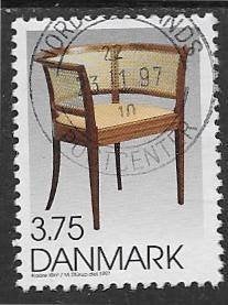 Denemarken 1997   Design stoelen  1166, Verzenden, Denemarken, Gestempeld