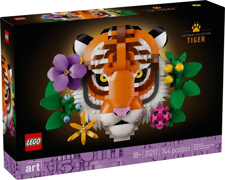 Lego Art set 31217 De Faunacollectie – Tijger, Ophalen of Verzenden, Nieuw, Complete set, Lego