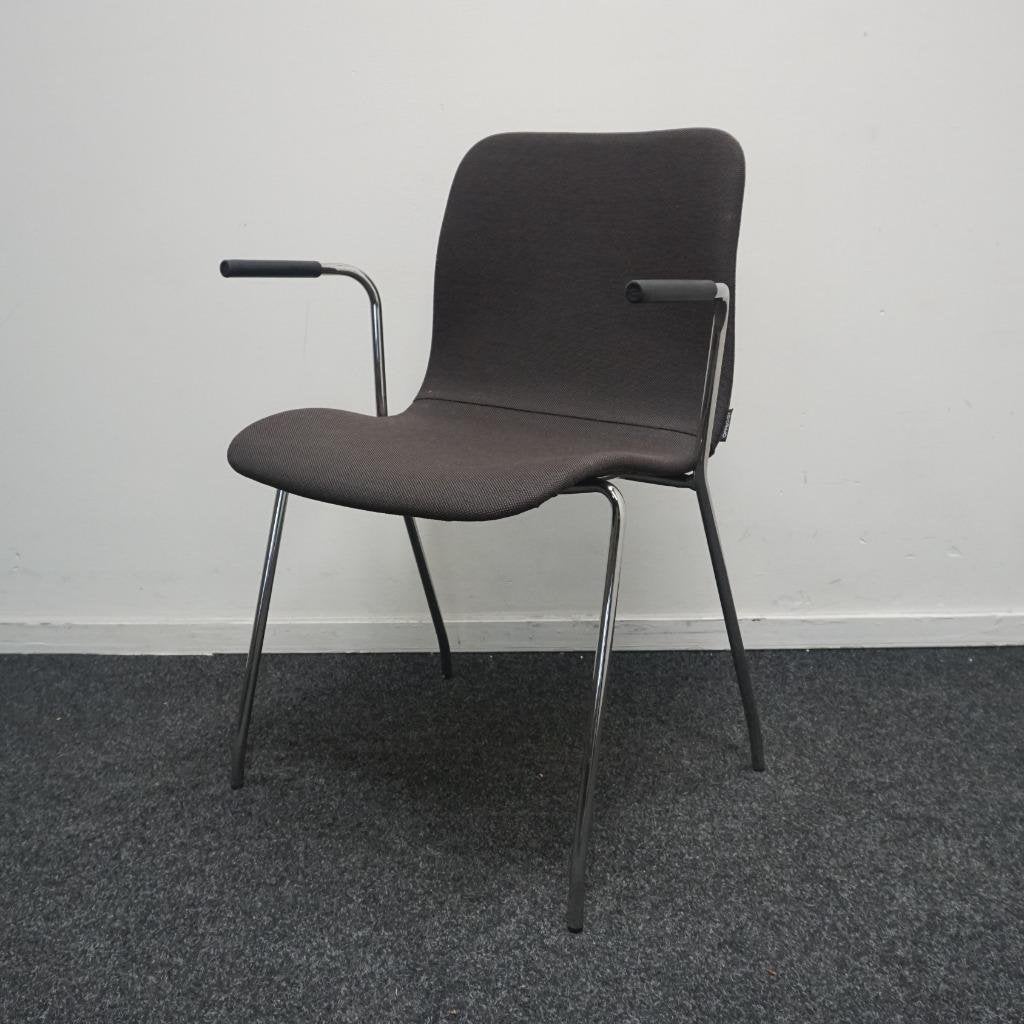 Offecct Cornflake Vergaderstoelen | Bruin | Eetkamerstoelen, Gebruikt, -, Ophalen of Verzenden, Stof