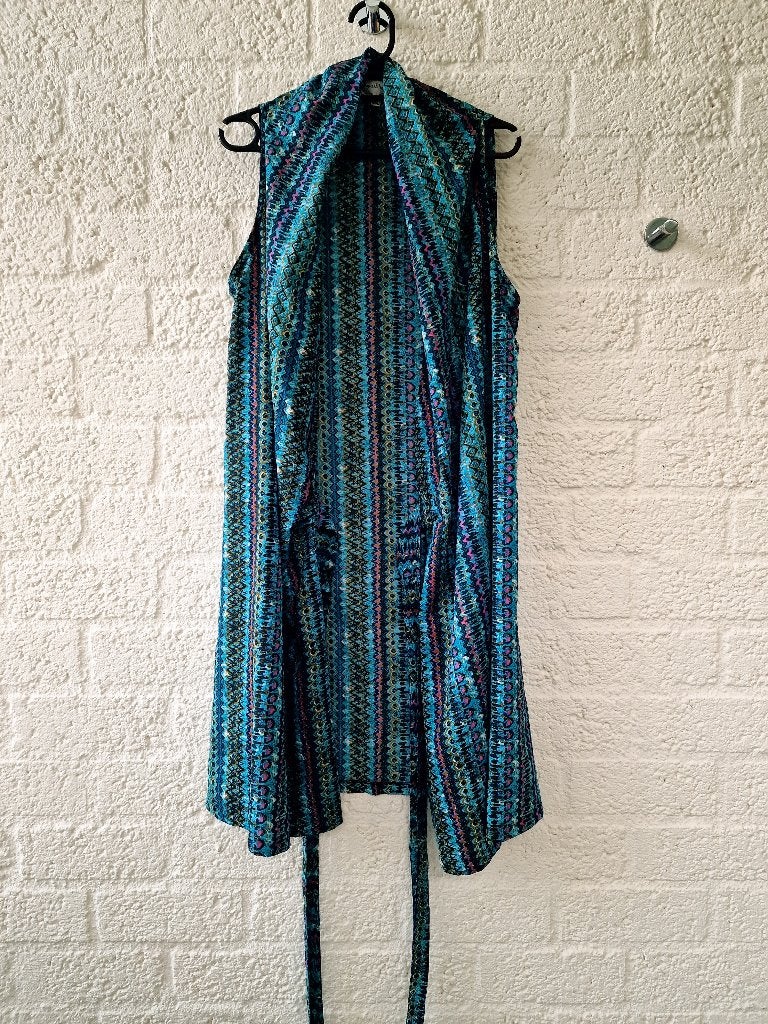 Aguas Blancas Ibiza boho gilet M/L festival, Kleding | Dames, Bodywarmers, Ophalen of Verzenden, Zo goed als nieuw, Maat 38/40 (M)