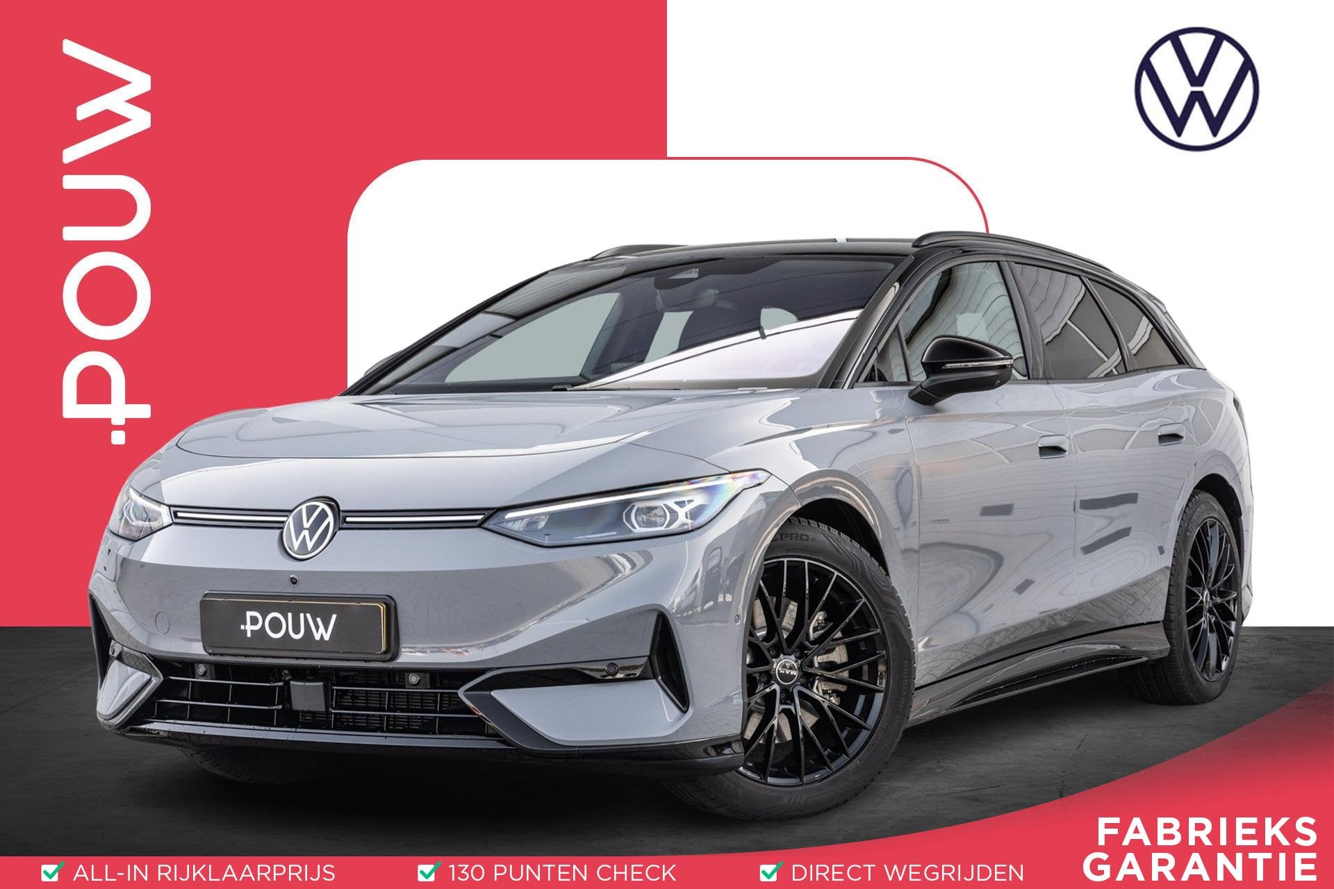 Volkswagen ID.7 Tourer 286pk Limited Edition 77 kWh | 20" Ve, Auto's, Automaat, Gebruikt, Zwart, 587 km