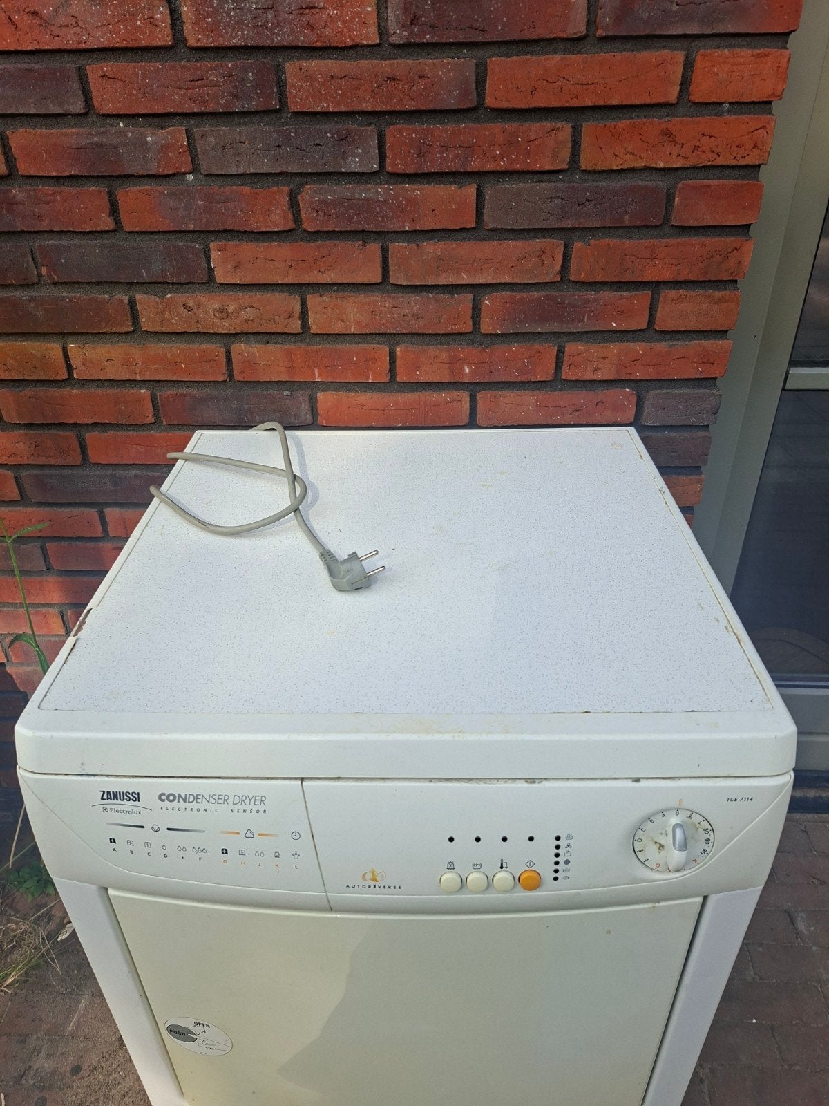Zanussi Condensdroger -  Werkend, Witgoed en Apparatuur, Ophalen, 6 tot 8 kg, Gebruikt, Voorlader