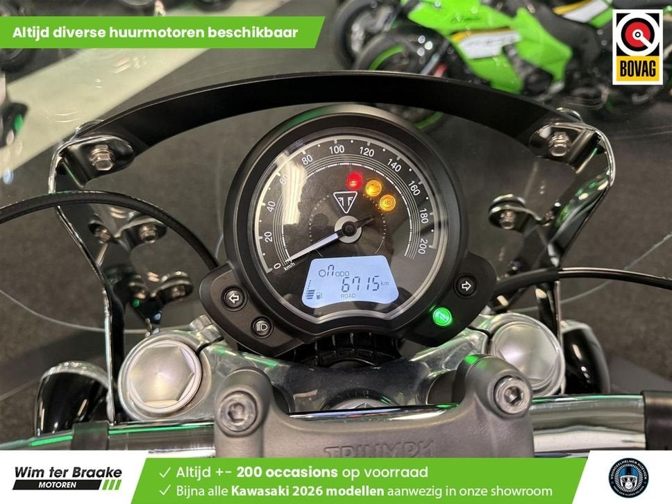 Triumph Bonneville Speedmaster T120 (bj 2021) 6,715 km, 2 cilinders, 1198 cc, Bedrijf, Onbekend