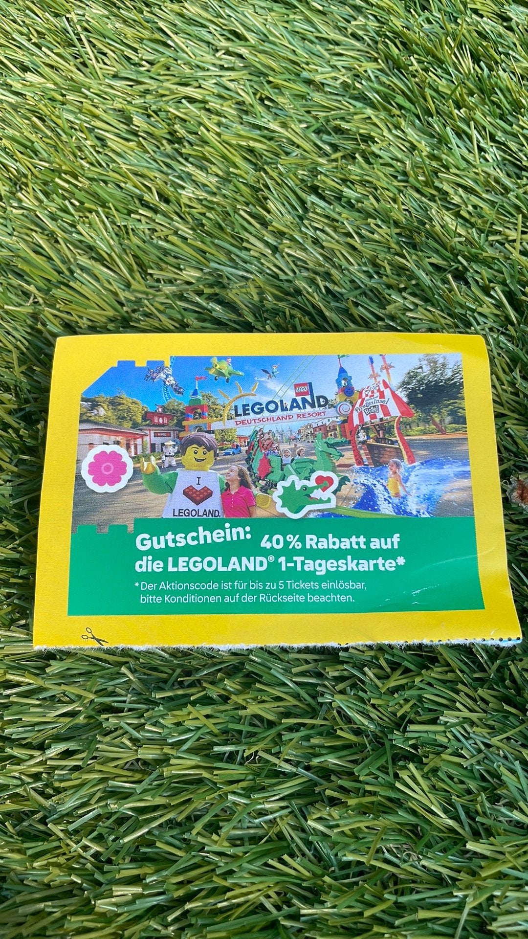 40% korting legoland duitsland voor max 5 personen, Drie personen of meer, Kortingskaart