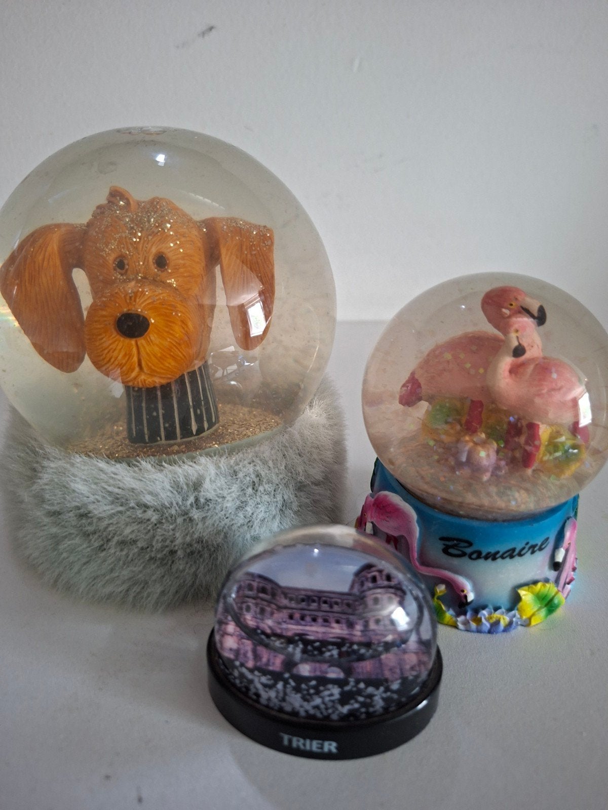 Gratis 3 snowglobes, Ophalen