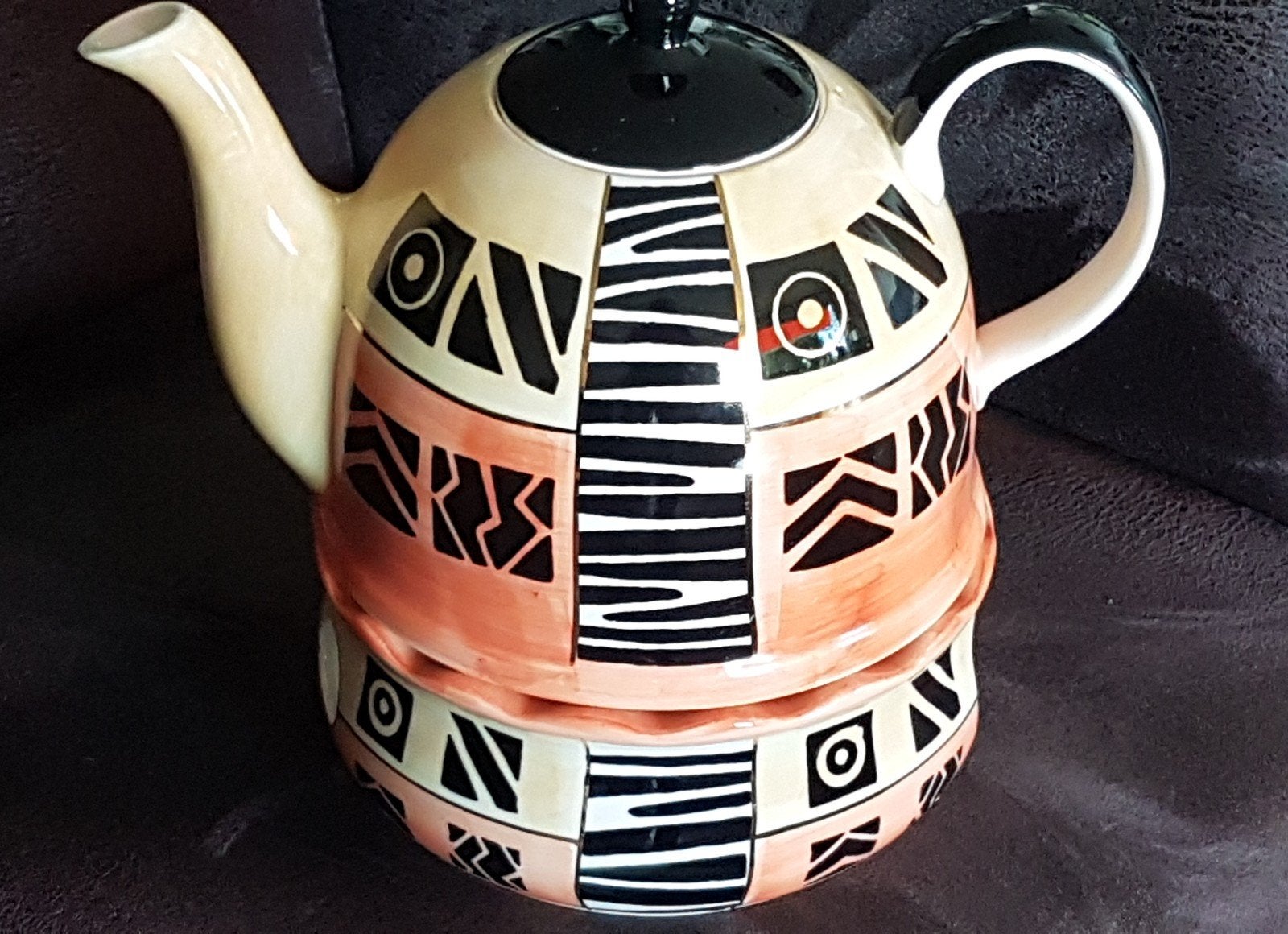 Chacult theepot en theelicht, Huis en Inrichting, Ophalen, Gebruikt, Aardewerk, Theepot