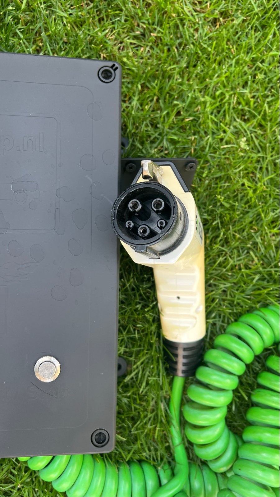 Ecotap 16A 1 fase laadpaal Type 1 stekker met krulkabel, Ophalen of Verzenden, Gebruikt, Laadpaal