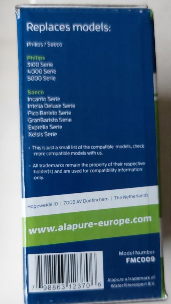 Ala Pure Waterfilter FMC009 voor Philips/Saeco (5 stuks), Ophalen of Verzenden