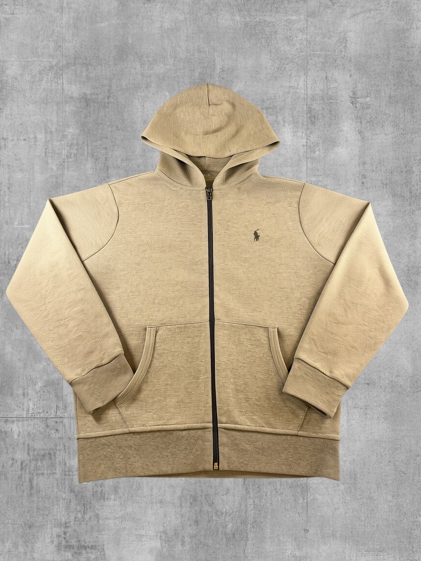 Polo Ralph Lauren hoodie met rits grijs heren maat M katoen, 24 Route de la Galaise, 1228 Plan-les-Ouates, Zwitserland, Zo goed als nieuw