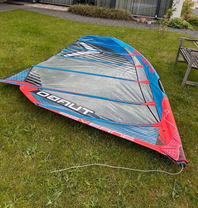 Severne Turbo 8.6 Freerace Zeil - Snel met weinig wind, Watersport en Boten, Windsurfen, Gebruikt, Ophalen of Verzenden, Zeil