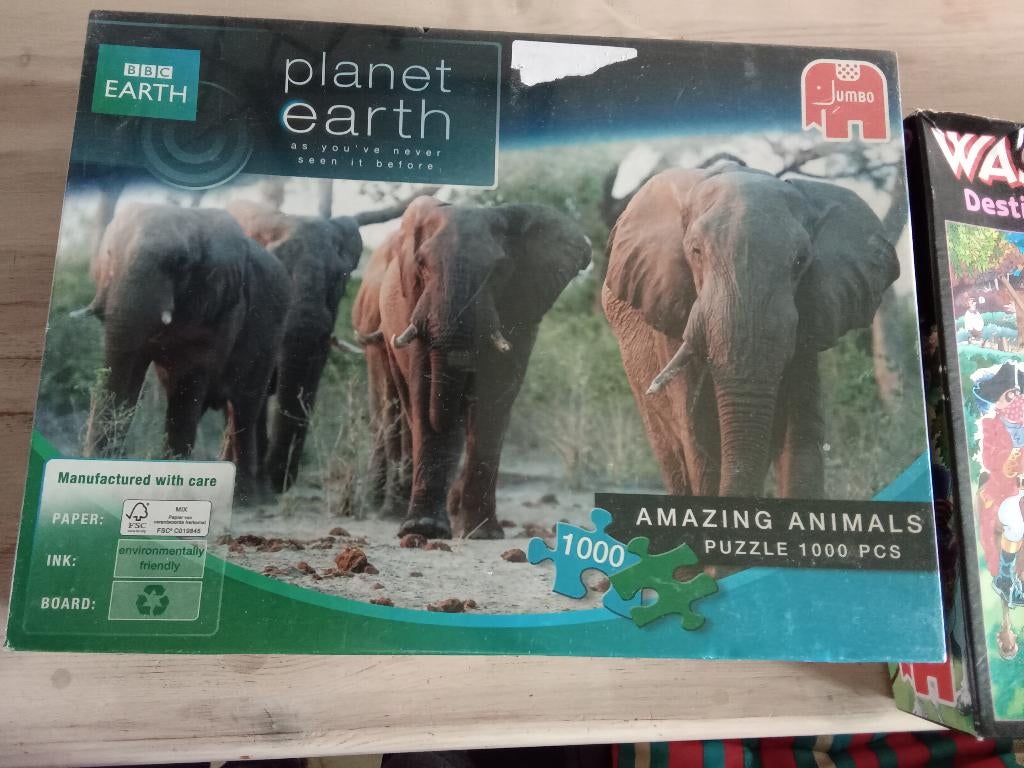 Puzzel, Hobby en Vrije tijd, Denksport en Puzzels, Ophalen, 500 t/m 1500 stukjes, Zo goed als nieuw, Legpuzzel