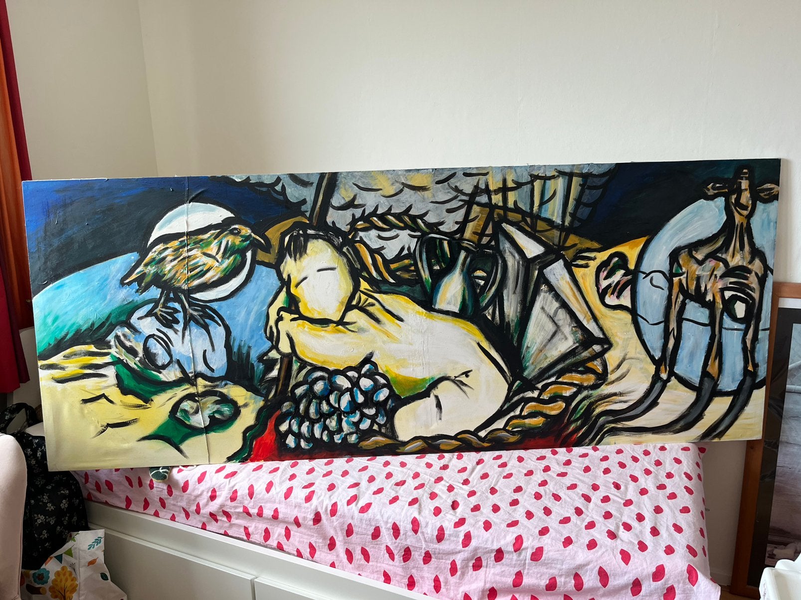 Schilderij. abstract.  50 euro, Ophalen