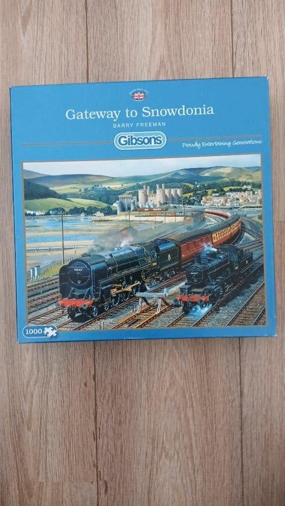 Gibsons puzzel -Gateway to Snowdonia, Ophalen of Verzenden, 500 t/m 1500 stukjes, Zo goed als nieuw, Legpuzzel
