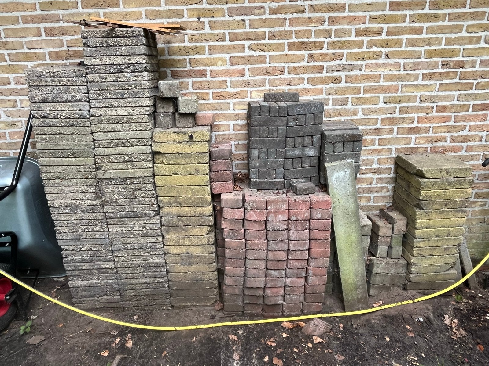 Diverse partij stoeptegels, klinkers en vierkantjes, Ophalen, Gebruikt, Klinkers, 10 m² of meer