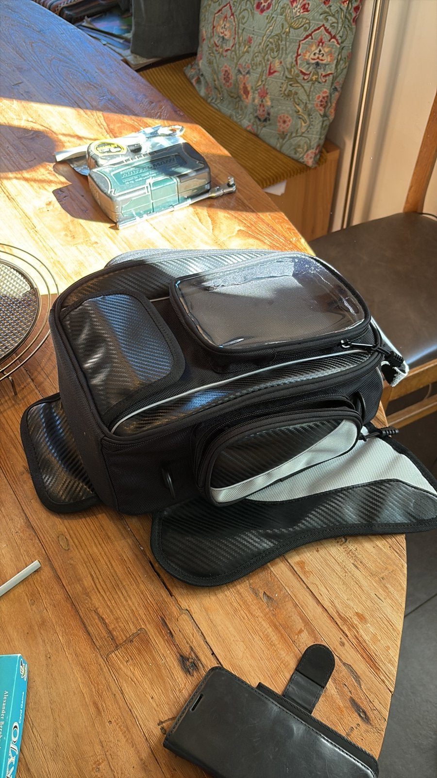 Te koop mooie makkelijke tanktas, Ophalen, Zo goed als nieuw