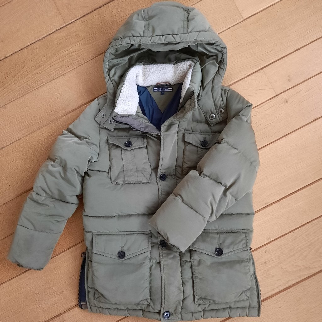 Tommy Hilfiger dons jas jack donker blauw maat 122, Ophalen of Verzenden, Jongen, Jas, Tommy Hilfiger