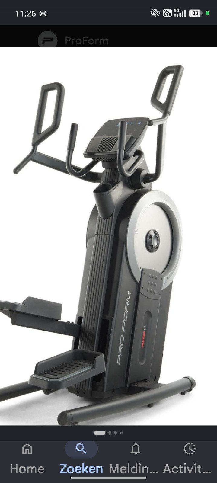 proform hiit trainer, Ophalen, Zo goed als nieuw, Overige typen