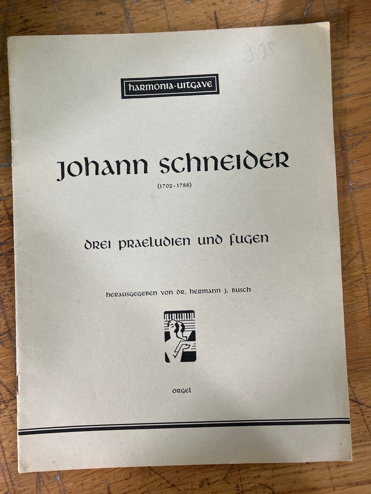 Johann Schneider - Drei Praeludien und Fugen voor Orgel, Orgel, Gebruikt, Klassiek, Ophalen of Verzenden