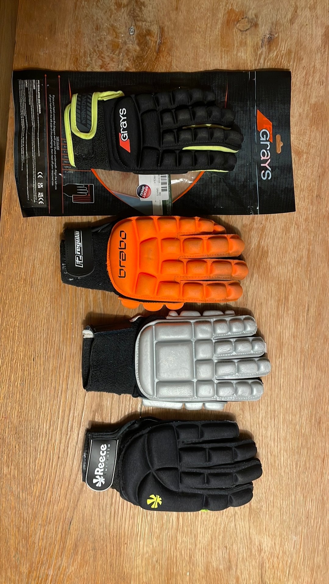 Zaalhockey handschoenen maat small, Ophalen of Verzenden, Gebruikt, Overige typen
