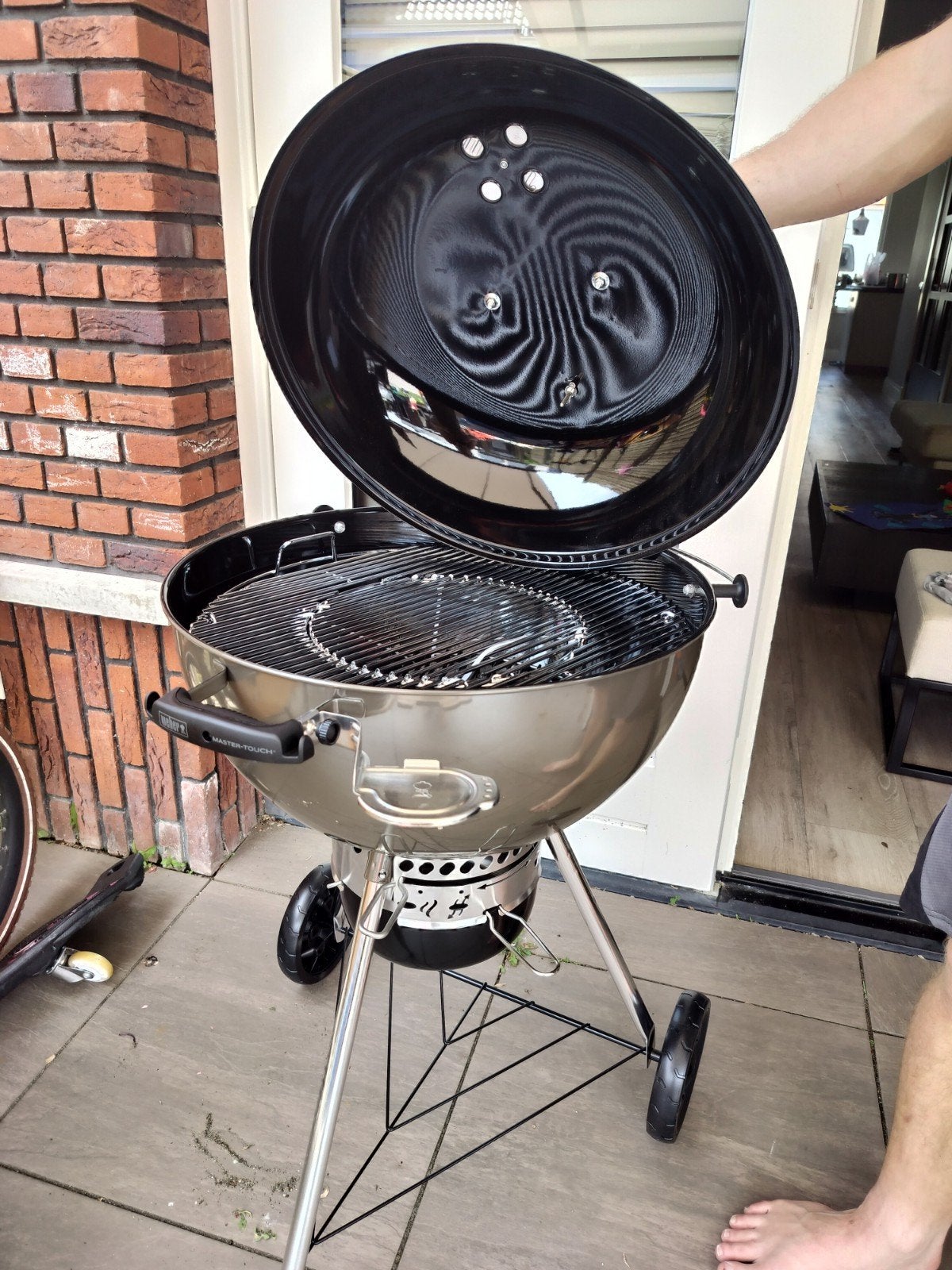 Weber GBS C 5750 Houtskoolbarbecue 57 cm - Nieuw!, Tuin en Terras, Houtskoolbarbecues, Ophalen, Nieuw, Weber, Met accessoires