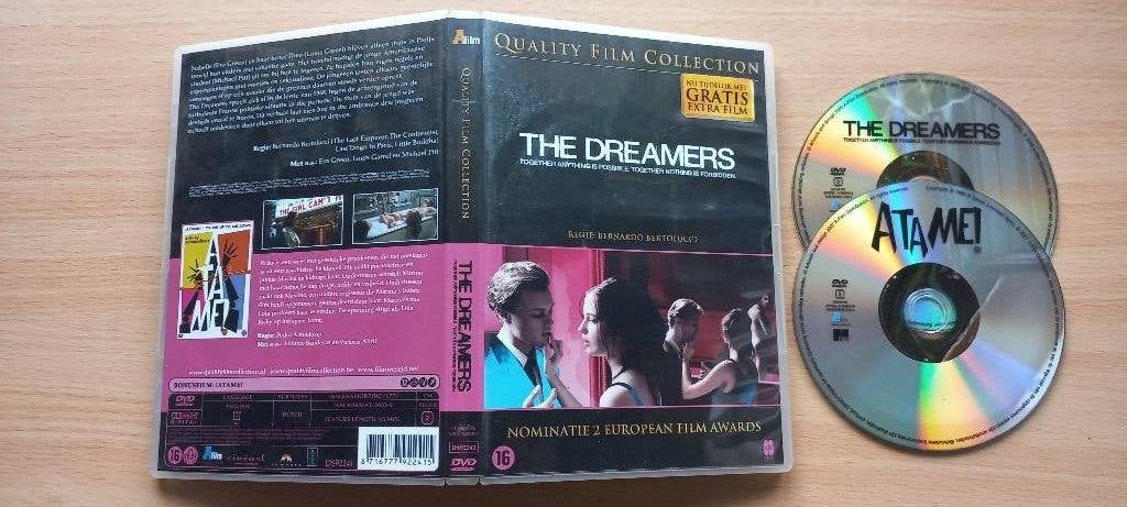The dreamers + Atame! 2dvd - Bertolucci / Almodovar, Cd's en Dvd's, Extra's, Overige gebieden, Verzenden, Nederlands