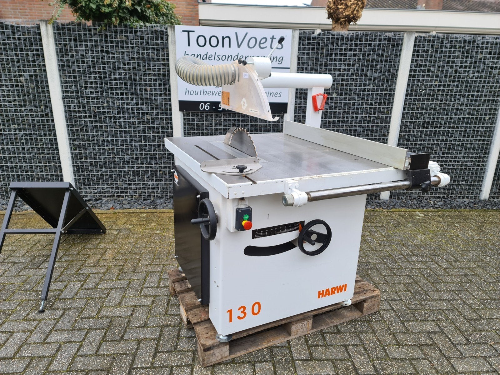 Harwi Cirkelzaag Type 130 nieuw model, Ophalen, Cirkelzaag, 70 mm of meer, Zo goed als nieuw