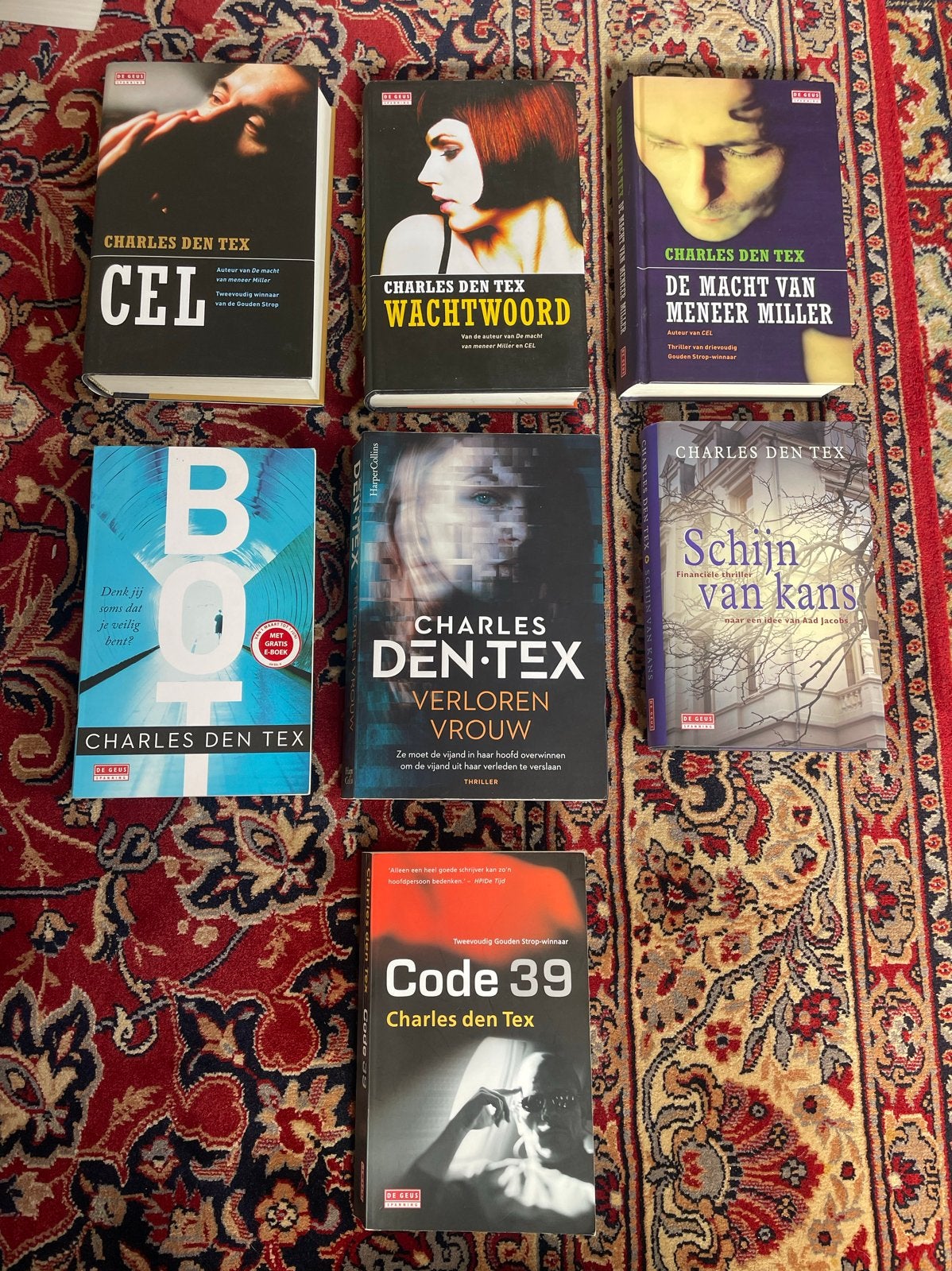 Boeken van Charles den Tex - Thrillers, Boeken, Detectives, Ophalen of Verzenden, Gelezen