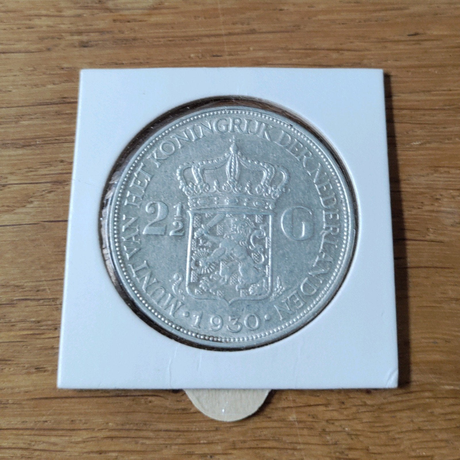 Fraaie zilveren 2½ Gulden Koningin Wilhelmina 1930, Postzegels en Munten, Munten | Nederland, Zilver, Ophalen of Verzenden, Koningin Wilhelmina