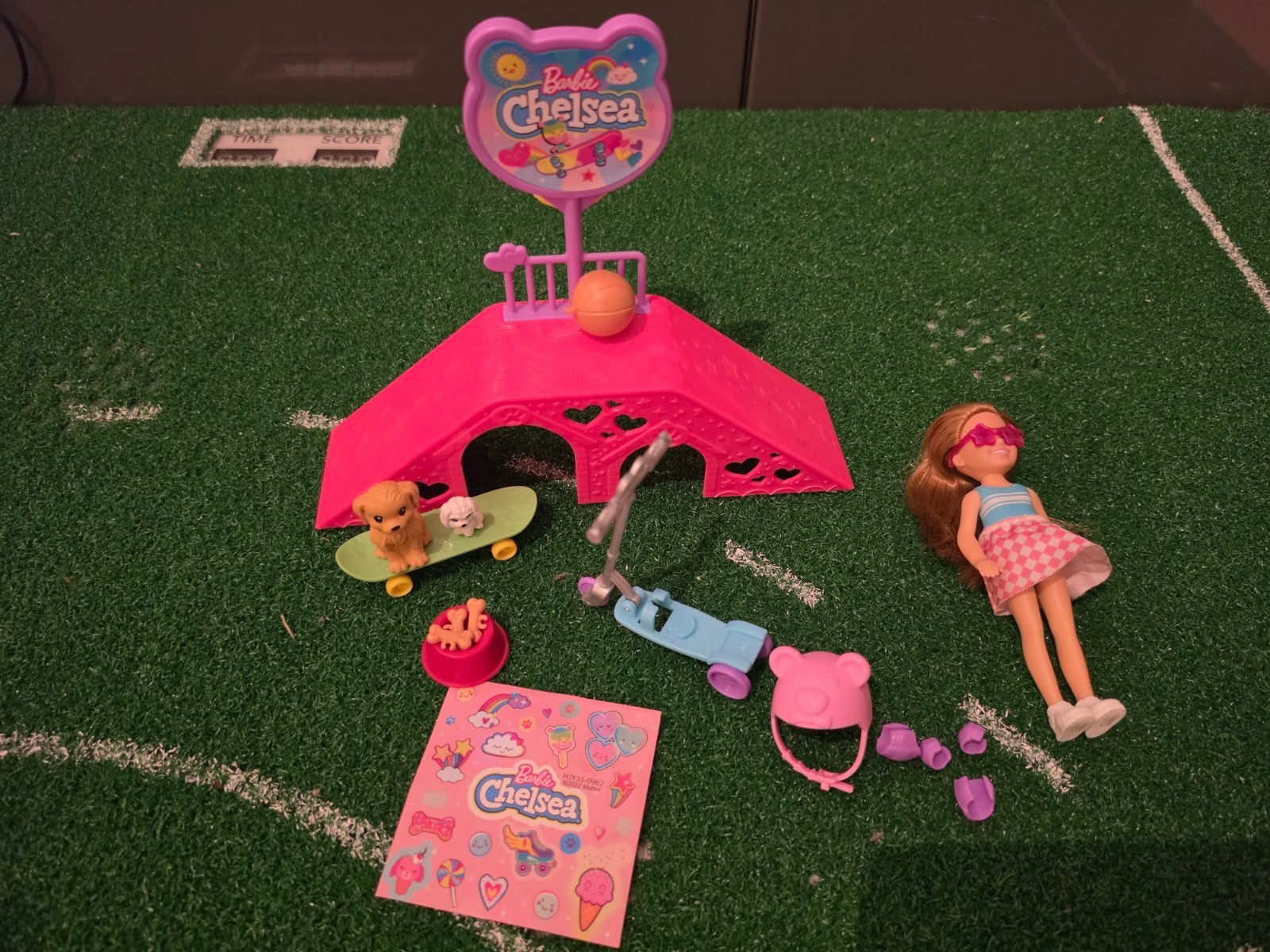 Barbie Chelsea Step / Skateboard set, Ophalen, Zo goed als nieuw, Barbie