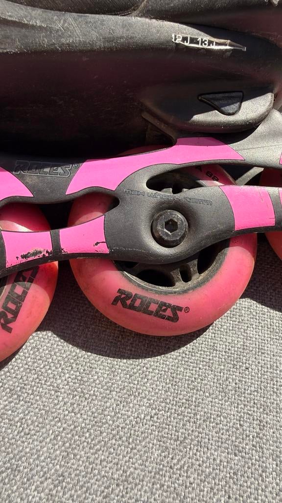 Roces Inline Skates Roze/Zwart - Verstelbaar Maat 30-35, Sport en Fitness, Skeelers, Ophalen, Kinderen, Roces, Inline skates 4 wielen