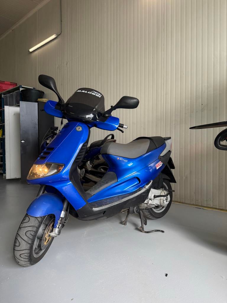 Blauwe Piaggio Skipper 125cc 4-takt, Ophalen