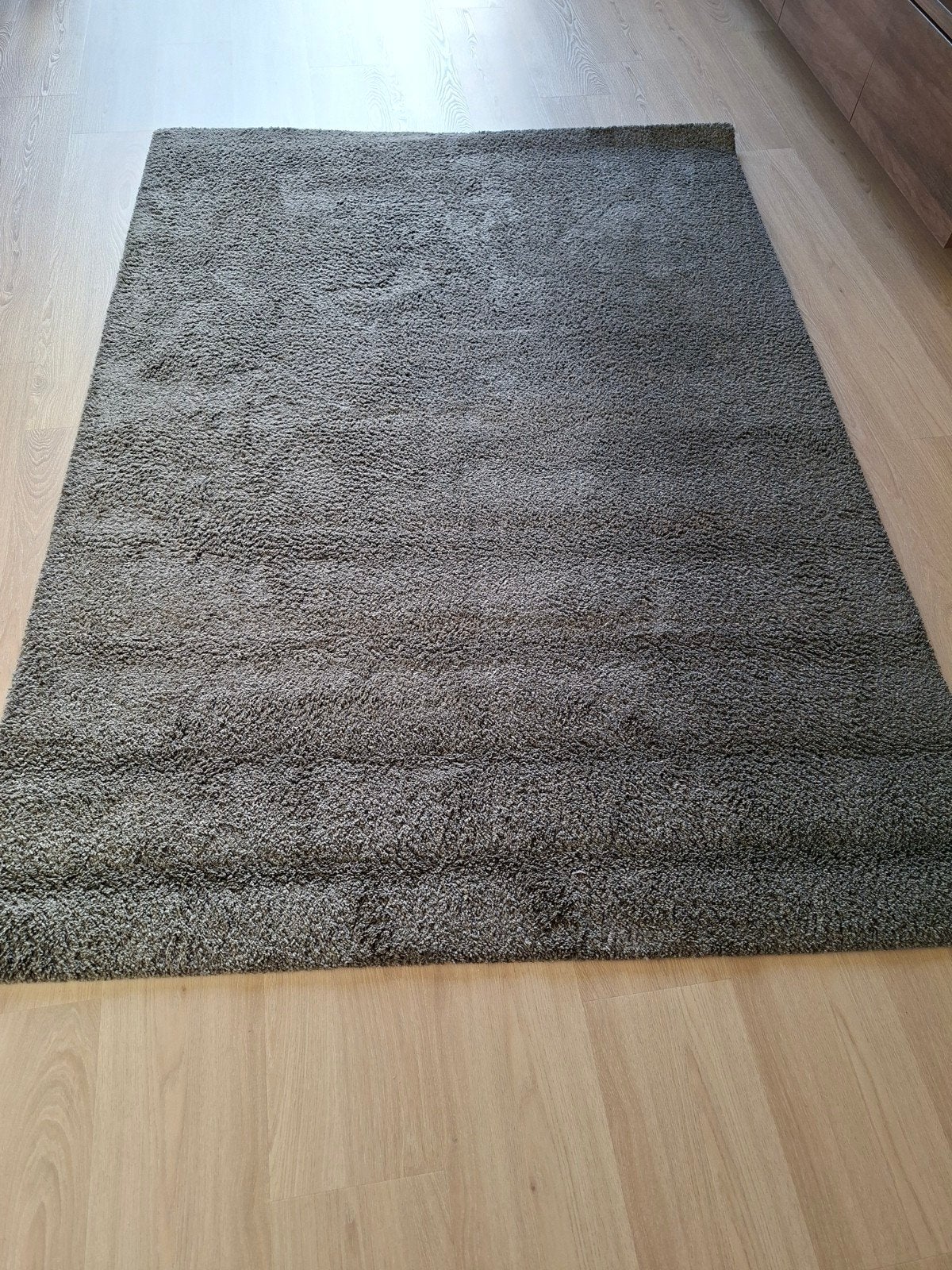 IKEA ADUM Vloerkleed - Grijs/antraciet (240x170 cm), Ophalen, Gebruikt, 150 tot 200 cm, 200 cm of meer