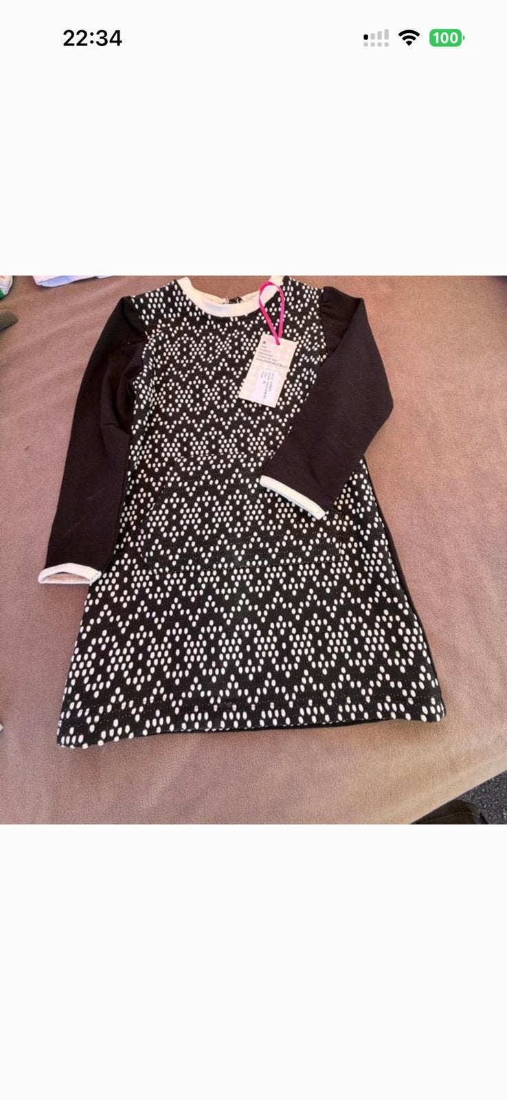 Jurkje maat 80, Kinderen en Baby's, Babykleding | Maat 80, Ophalen of Verzenden, Zo goed als nieuw, Meisje, Jurkje of Rokje