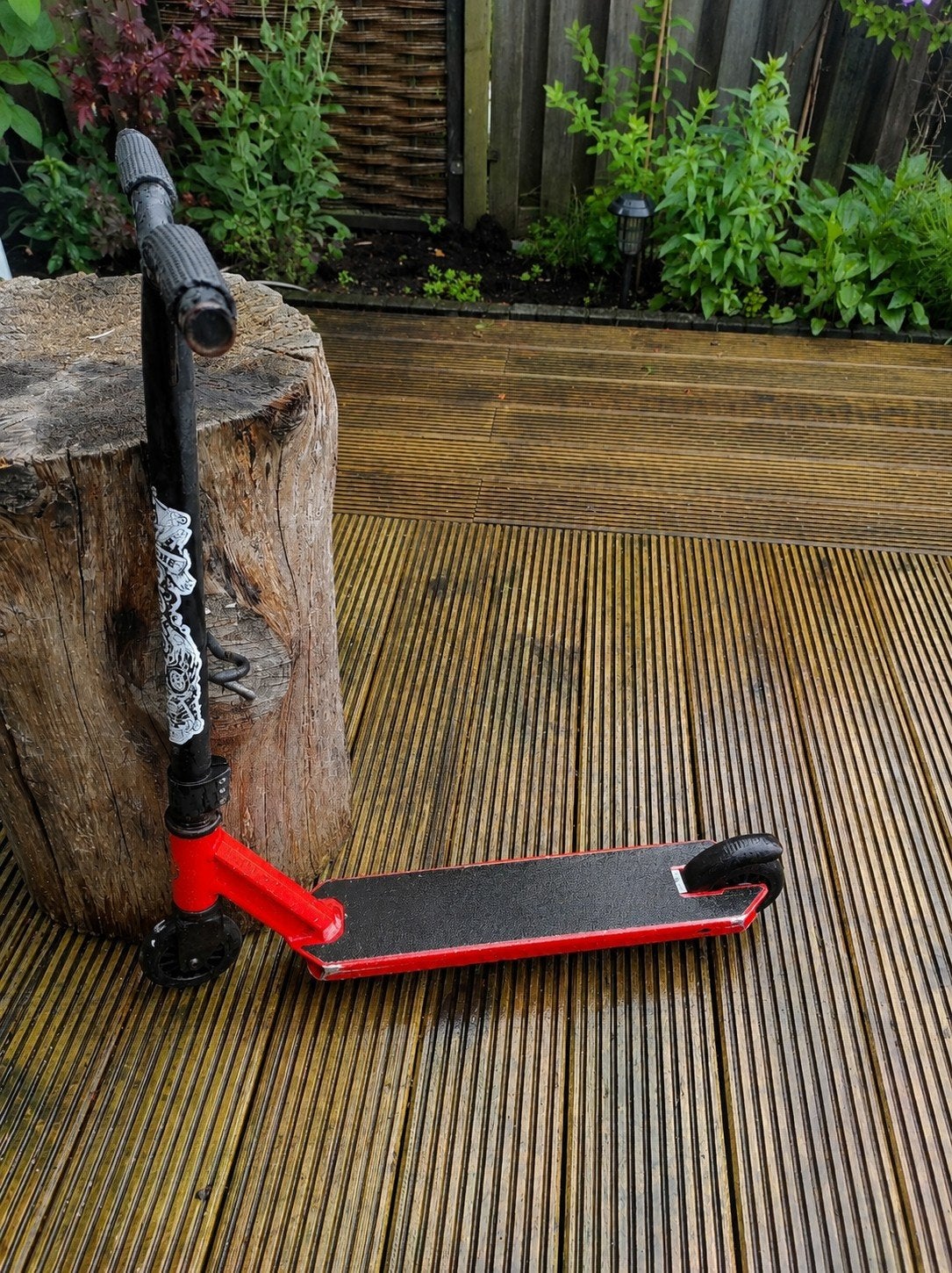 Oxelo Stuntstep MF One Rood - Netjes, Fietsen en Brommers, Steps, Gebruikt, Gewone step, Ophalen