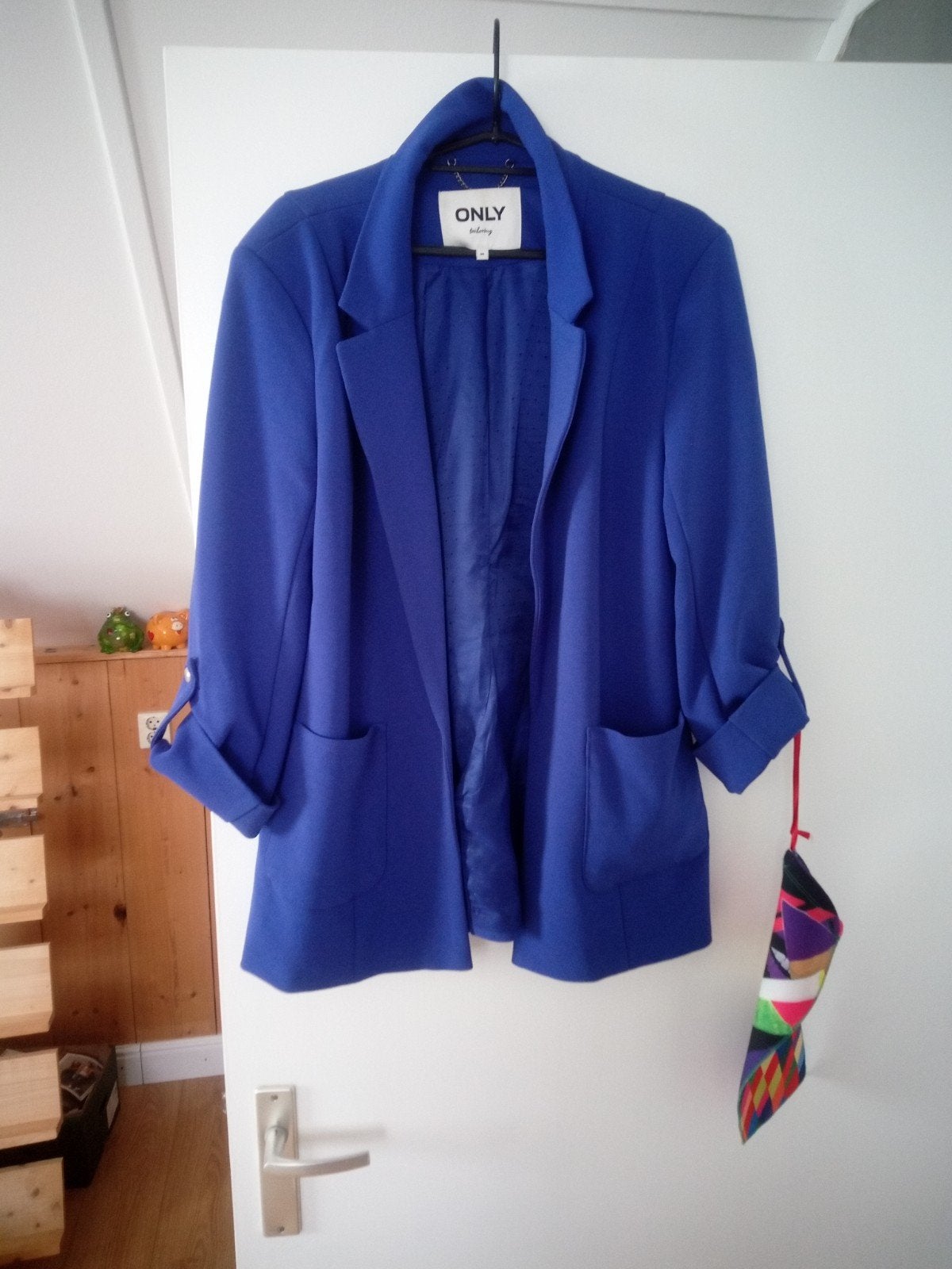 Blauwe Only blazer - Maat M, Maat 38/40 (M), Only, Blauw, Ophalen of Verzenden