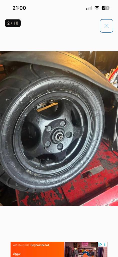 Piaggio Zip Blok met Carburateur en Wiel, Fietsen en Brommers, Ophalen, Gebruikt, Blok, Piaggio