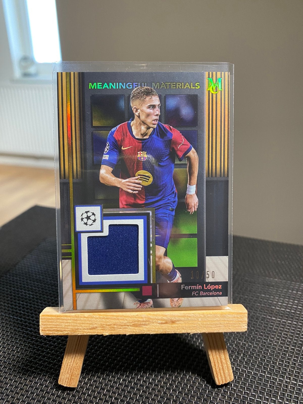 Fermín López /50 Player-Worn Barcelona Topps Museum 2024-25, Ophalen of Verzenden, Zo goed als nieuw, Buitenlandse clubs, Poster, Plaatje of Sticker