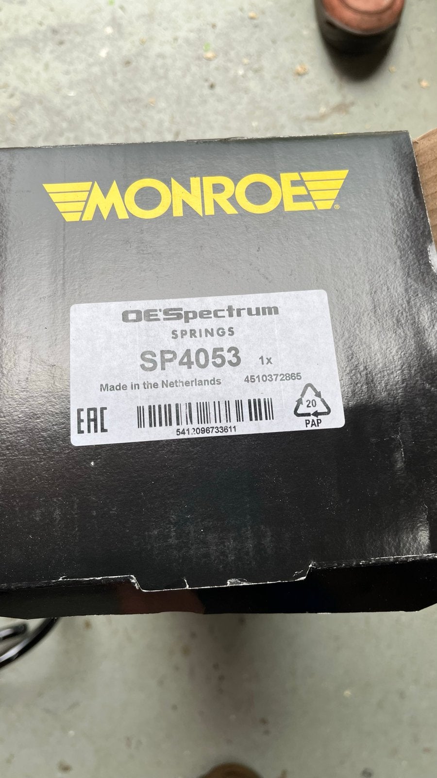 Monroe Voorveer DS3 SP4053 - Nieuw in doos, Auto-onderdelen, Ophalen of Verzenden, Nieuw, Citroën