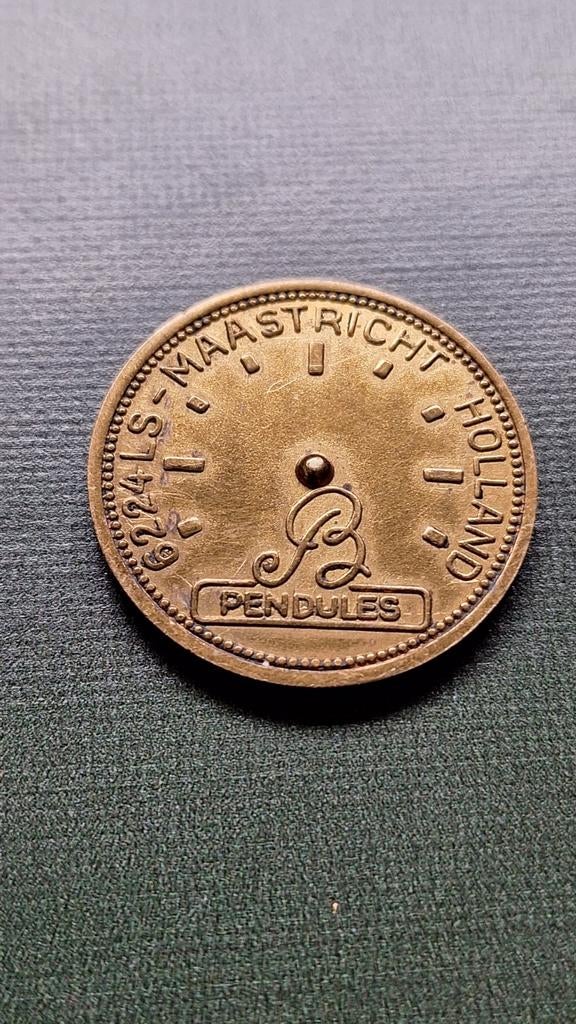 Bijzonder penning B Pendules Ferd Berentzen maastricht., Verzenden