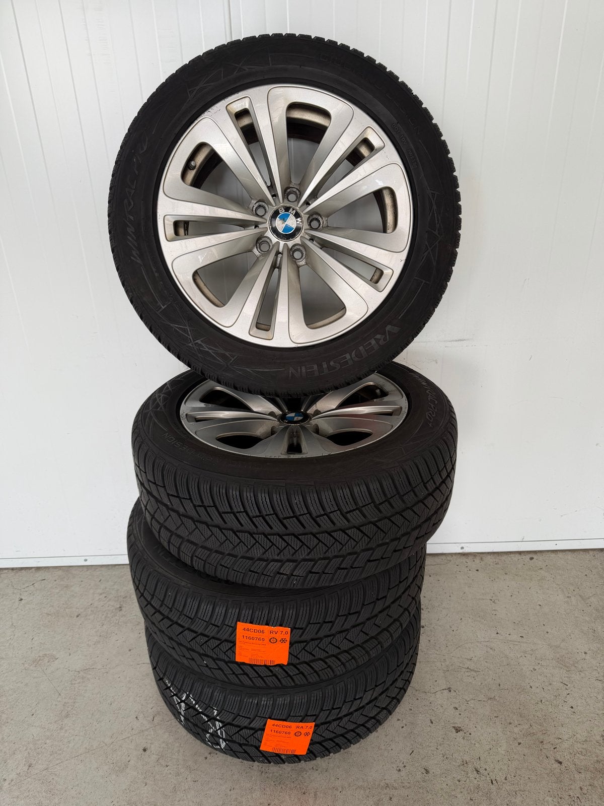 BMW 5-Serie Winterset / 18 inch winterbanden met velgen, Ophalen, 18 inch, Banden en Velgen, Winterbanden