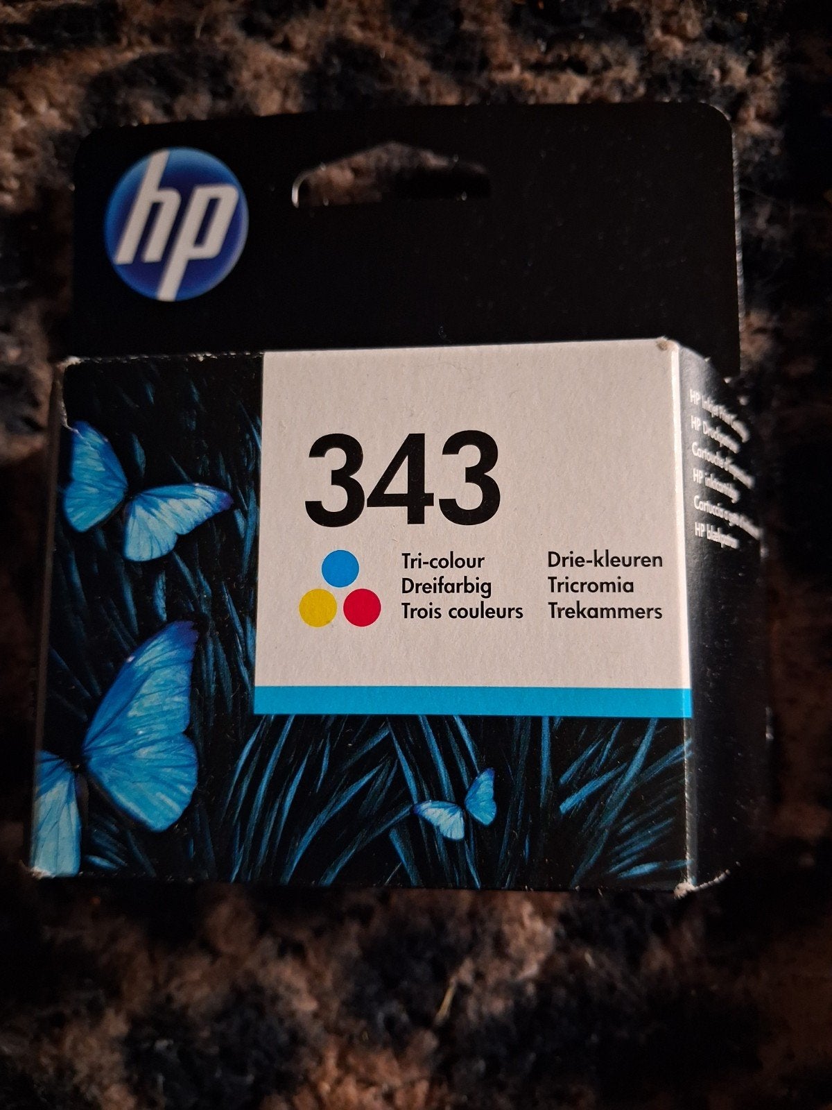 HP 343 Driekleuren Inktcartridge - Nieuw in doos, Cartridge, Nieuw, Ophalen of Verzenden, Info@hp.com