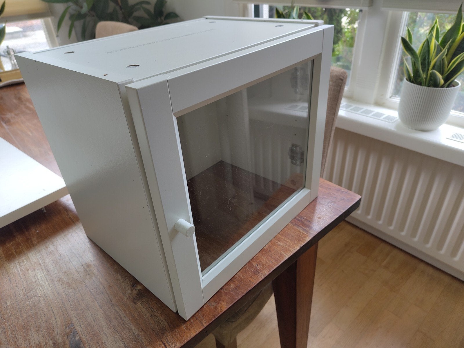 Ikea BILLY boekenkast bovenstuk met glazen OXBERG deur, Ophalen, Met deur(en), Glas, 50 tot 100 cm