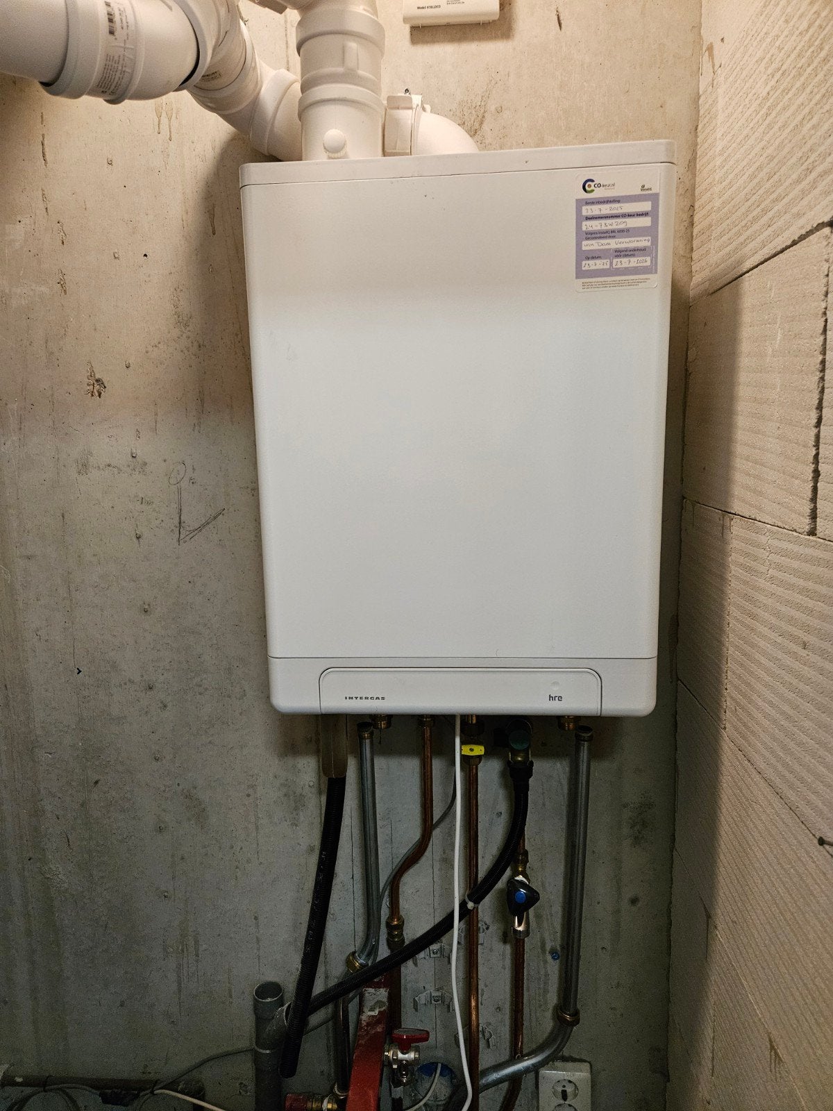 Intergas Kombi Kompakt HRE 24/18 A CV-ketel (2025), Hoog rendement (Hr), Cv-ketel of Combi-ketel, Minder dan 60 cm, Ophalen of Verzenden