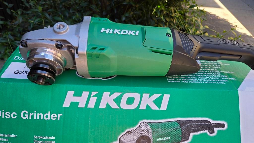 Nieuwe HiKOKI G23STA Haakse Slijpmachine 230mm, Ophalen, Nieuw, 1000 watt of meer, Haakse handslijpmachine
