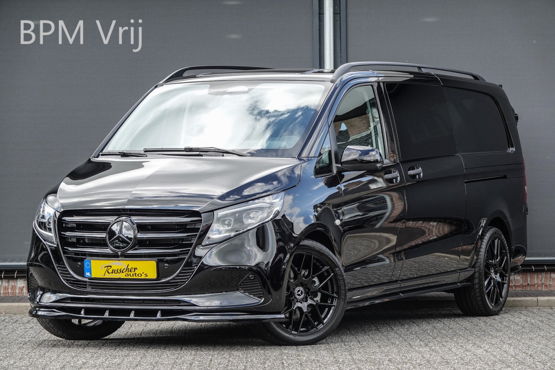 Mercedes-Benz Vito 119Cdi 190Pk 9G-Tronic Aut. | Dubbele Cab, Auto's, Automaat, Achterwielaandrijving, Gebruikt, Zwart