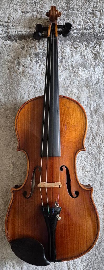 Prachtige oude 3/4 viool met label., Muziek en Instrumenten, Strijkinstrumenten | Violen en Altviolen, Ophalen of Verzenden, Gebruikt