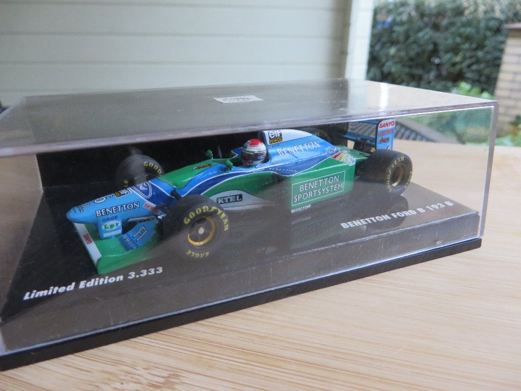 Minichamps 1:43 Jos Verstappen Benetton Ford B 193 B , Ophalen of Verzenden, Nieuw, Auto, MiniChamps