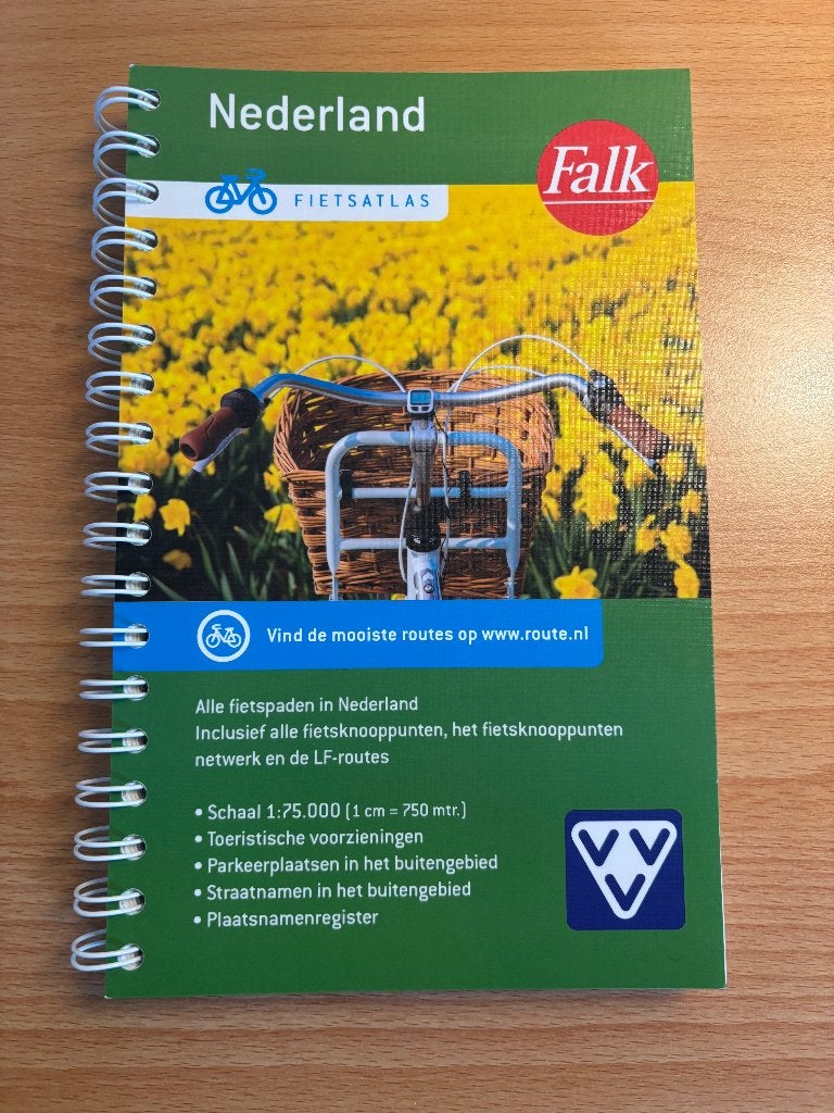 Falk VVV Fietsatlas Nederland - Knooppuntenboek, Boeken, 2000 tot heden, Nederland, Falk, Ophalen of Verzenden